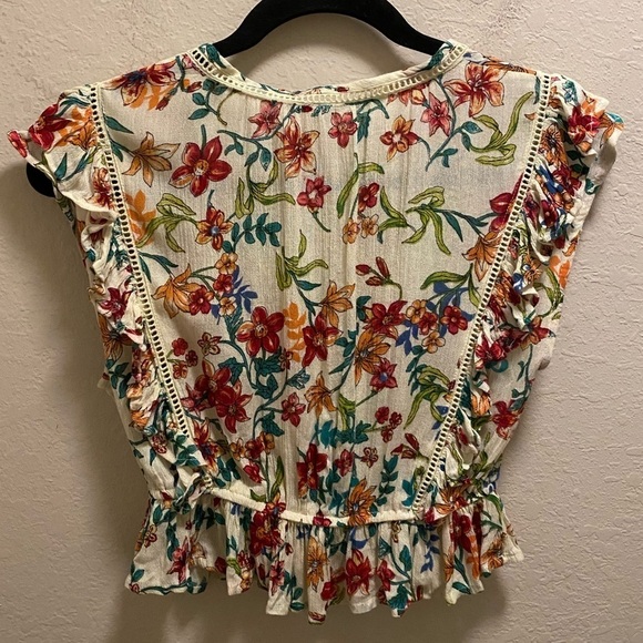 Raga My Paradise Floral Crop Top Size XS - Picture 7 of 8